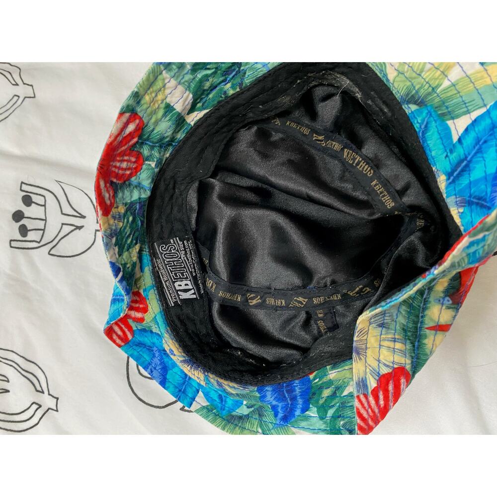 KB ETHOS Premium Headwear Floral Hawaiian Bucket Hat - Picture 5 of 5